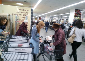 Národní potravinová sbírka je jedno veliké DÍKY