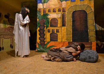 Vánoční besídka v azylovém domě 2019