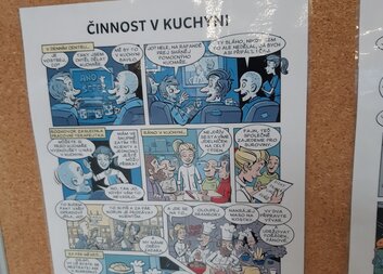 Komiksy pomáhají při práci s lidmi bez domova