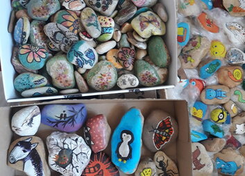 Výzva k malování na kamínky