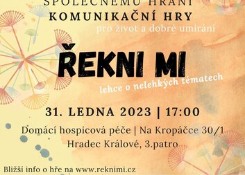 Setkání s komunikační hrou Řekni mi