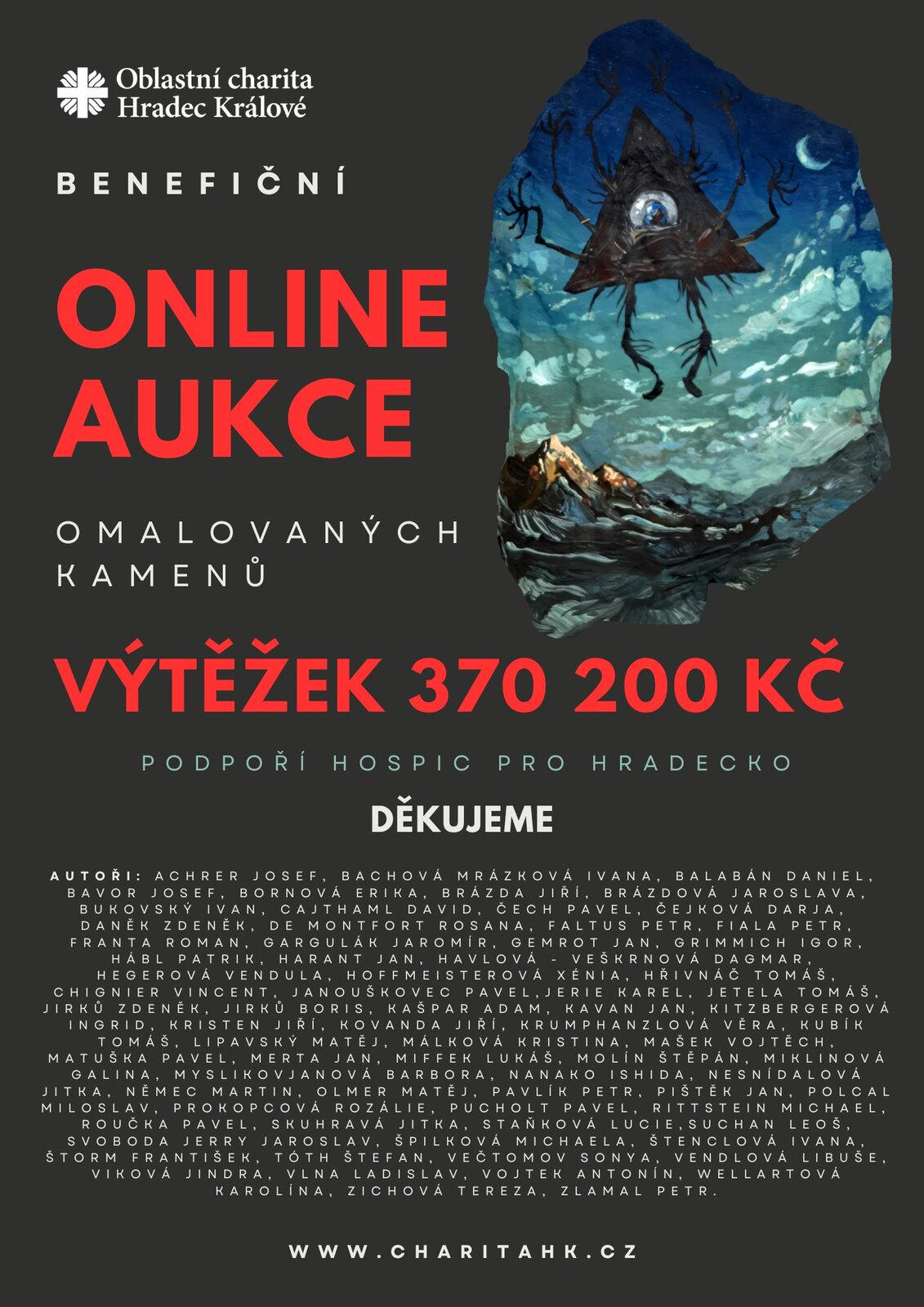 výtěžek aukce 2023