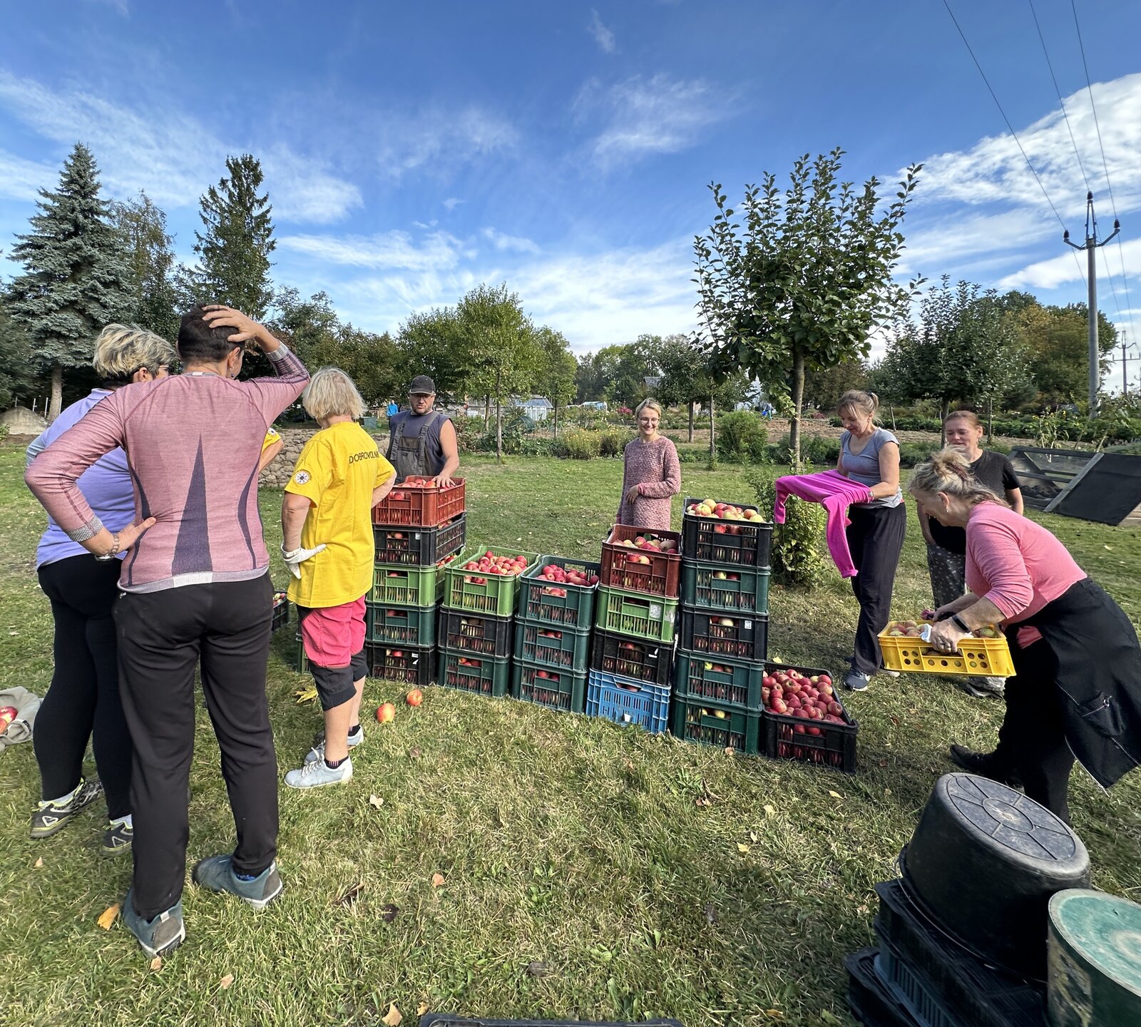 Žamberk brigáda dobrovolníků Oblastní charity HK