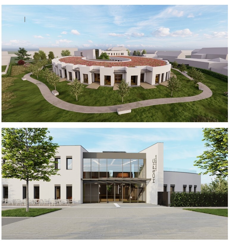 Lůžkový hospic - vizualizace