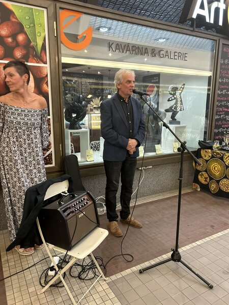 vernisáž Kamínkové aukce