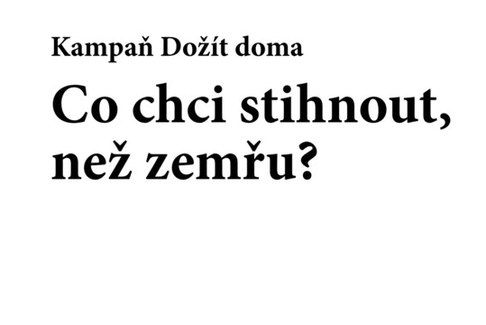 Interaktivní aktivita: Co chci stihnout, než zemřu? 