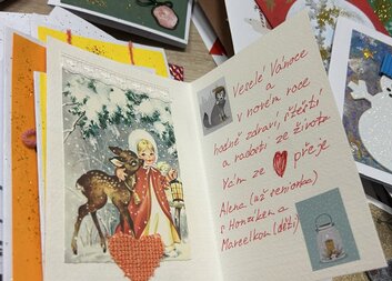 Vánoční přáníčka  od dětí i dospělých