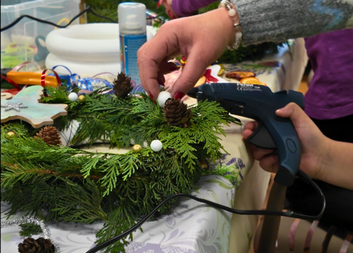 Adventní nálada v Domě pro matky s dětmi