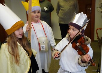Požehnání koledníkům 6. ledna v Hradci Králové