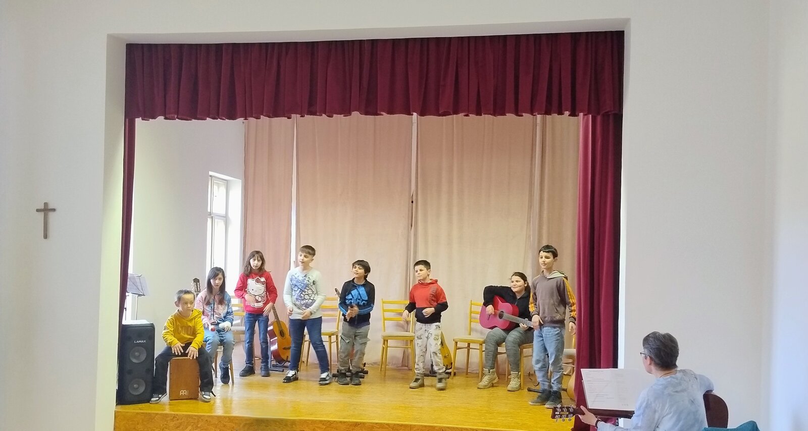 kulturní pásmo dětí z Azylového domu v Hradci Králové