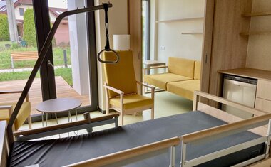 Jednolužkový pokoj pro hospicovou péči