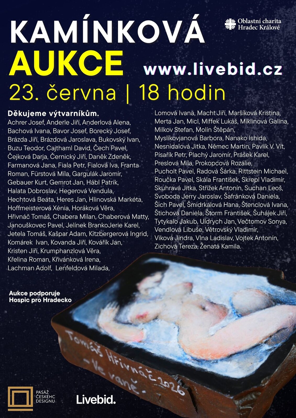 Plakátek kamínková aukce