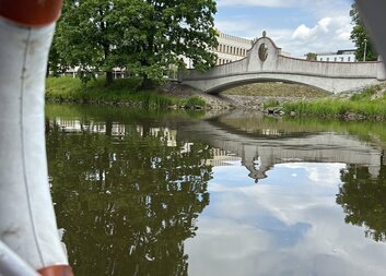 Hradec z paluby parníku